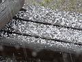 Hail on porch 2